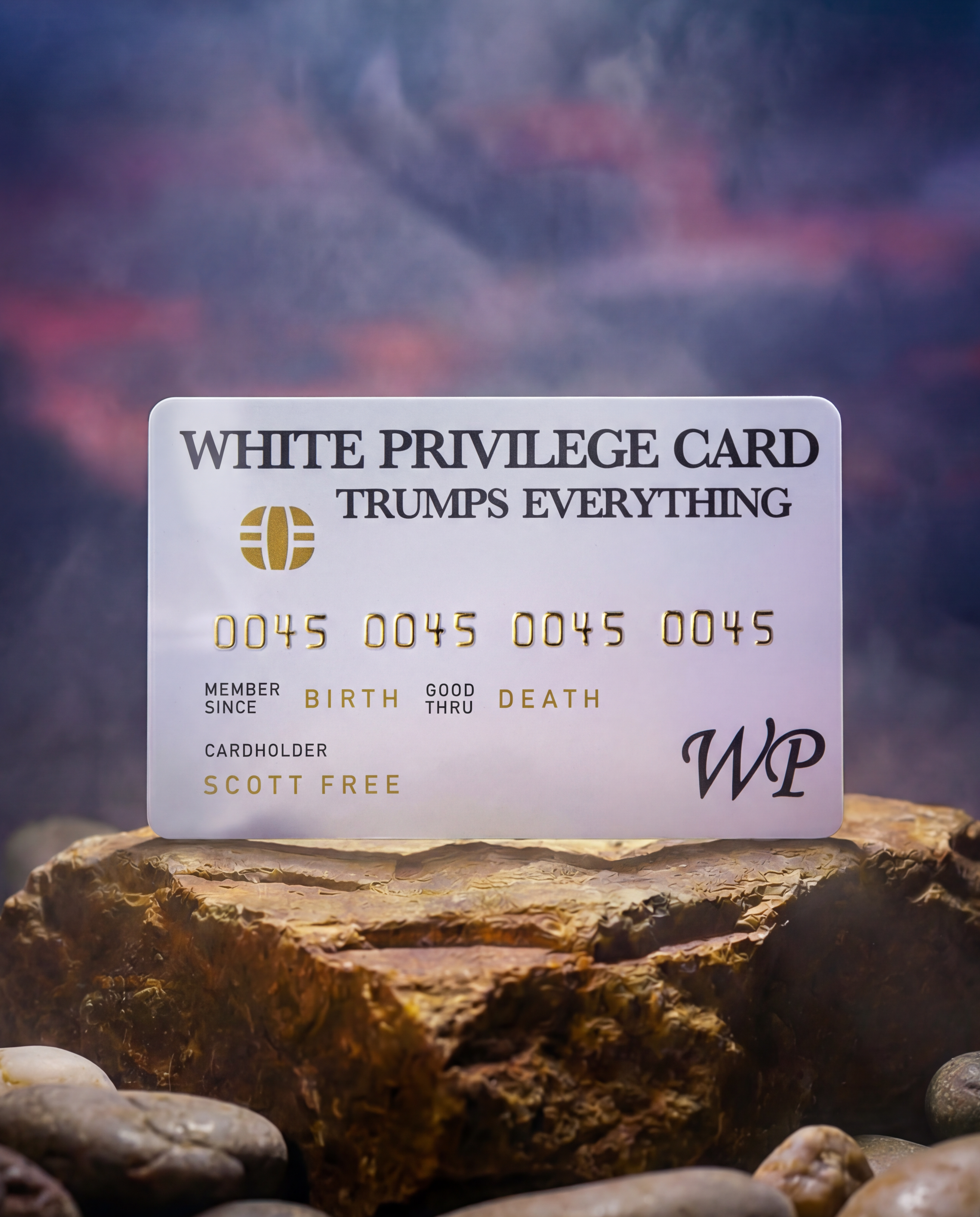 WHITE PRIVILEGE CREDIT CARD
