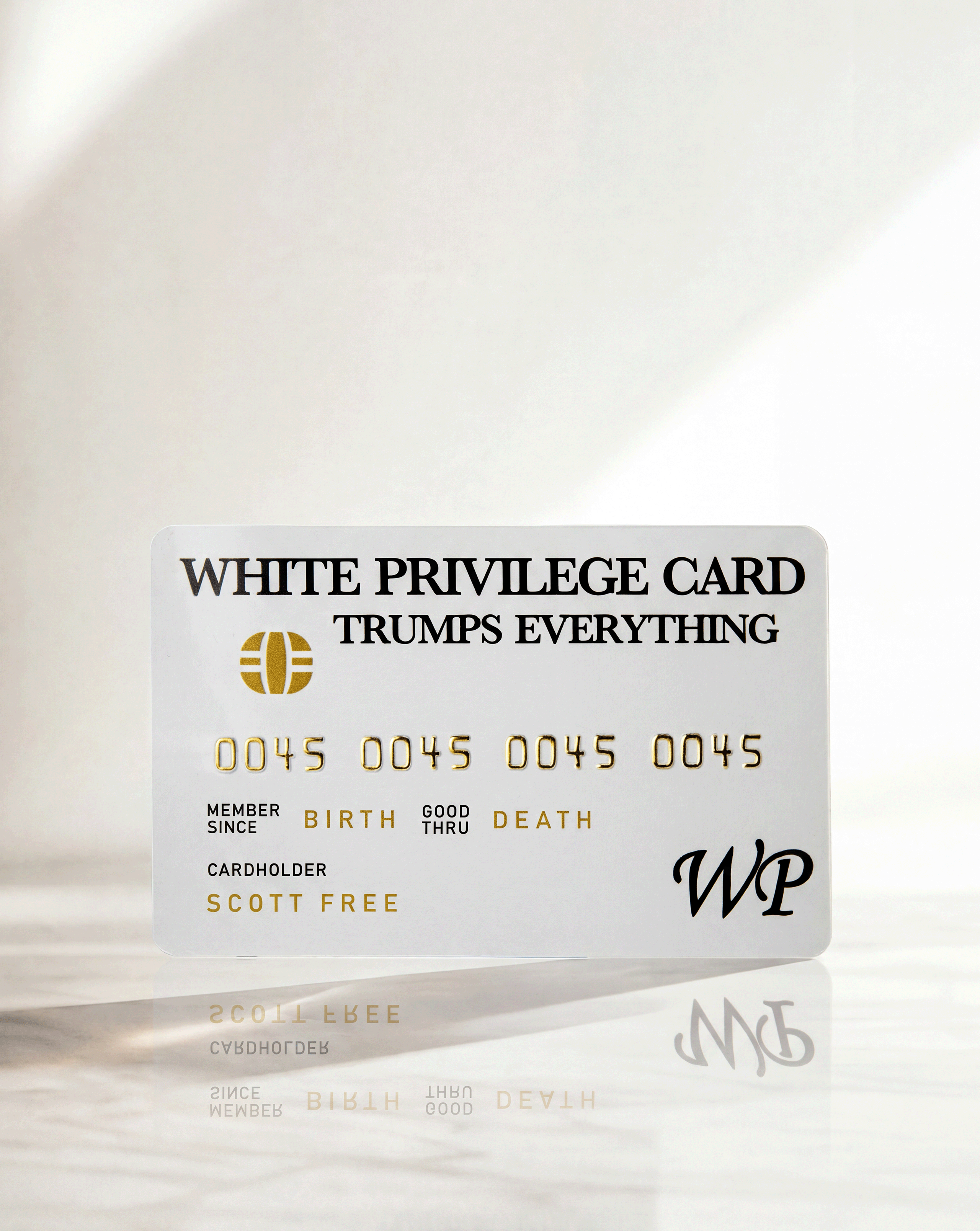 WHITE PRIVILEGE CREDIT CARD